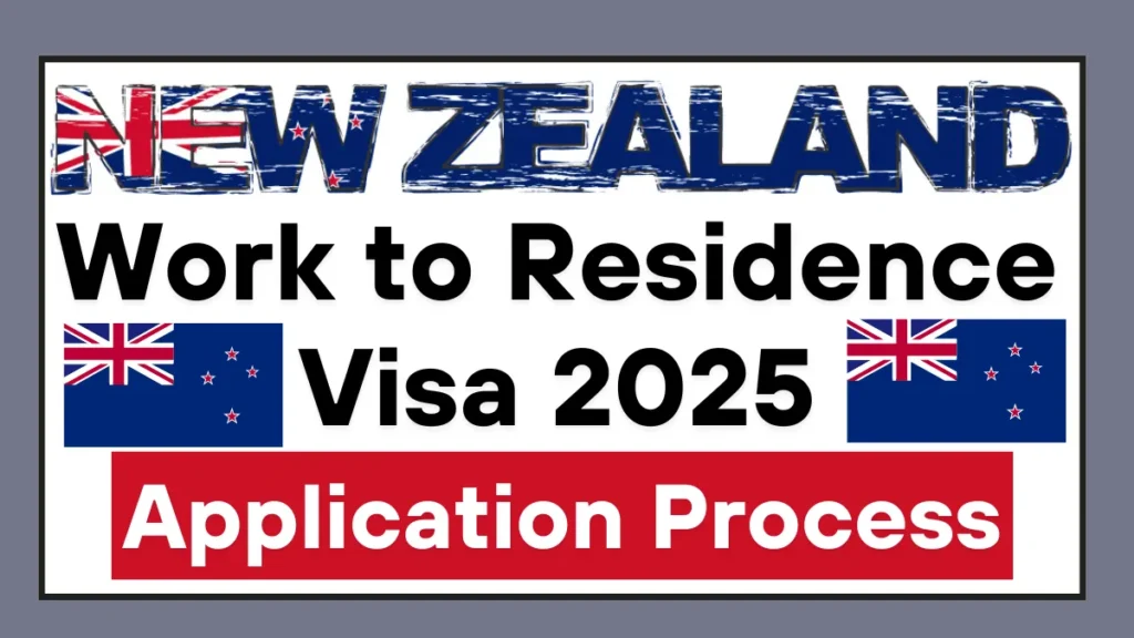 New Zealand Work to Residence Visa June 2025: Application Process